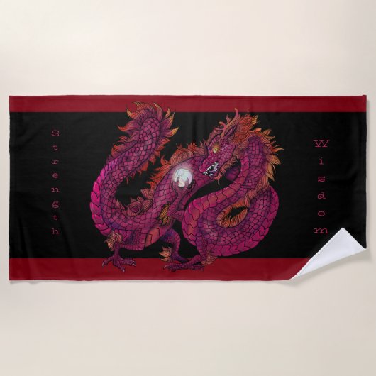 Dragon Pearl Strandtuch (Vorderseite)
