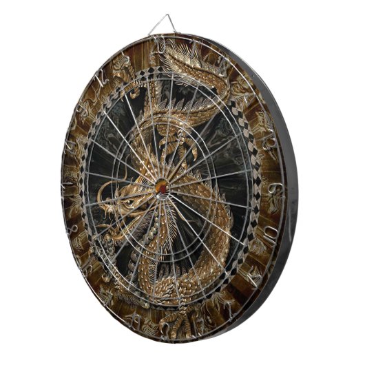 Dragon Pentagram Dartscheibe (Vorderseite rechts)