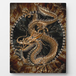Dragon Pentagram Fotoplatte