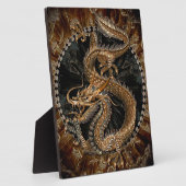 Dragon Pentagram Fotoplatte (Seite)