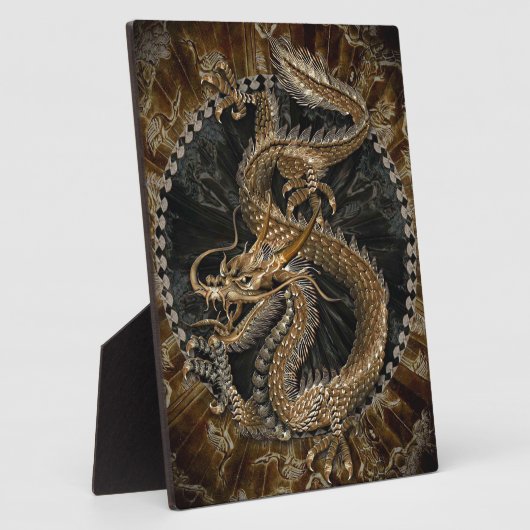 Dragon Pentagram Fotoplatte (Seite)