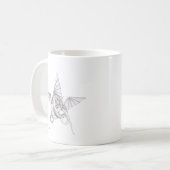 Dragon Pentagram Kaffeetasse (Vorderseite Links)