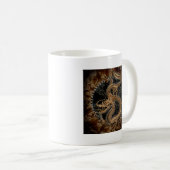 Dragon Pentagram Kaffeetasse (VorderseiteRechts)