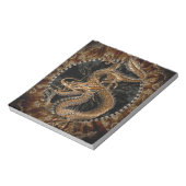 Dragon Pentagram Notizblock (Rotiert)
