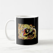Dragon Phoenix aus der Asiengeschichte mit Perlmut Kaffeetasse (Links)