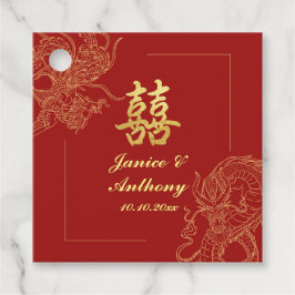 Dragon Phoenix Traditionelles Rotes Chinesisches H Geschenkanhänger