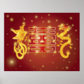 Dragon Phoenix Wedding Poster (Vorne)