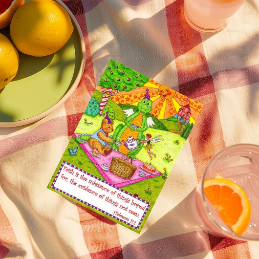 Dragon Picnic Geburtstagskarte Karte