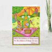 Dragon Picnic Geburtstagskarte Karte (Vorderseite)