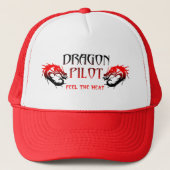 Dragon Pilot Hat Cap Truckerkappe (Vorderseite)