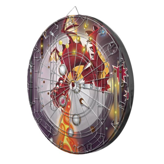 Dragon Pinball Dartscheibe (Vorderseite rechts)