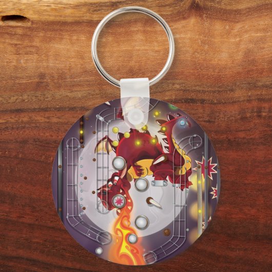 Dragon Pinball Schlüsselanhänger (Vorderseite)