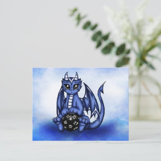 Dragon Play Postkarte (Stehend Vorderseite)