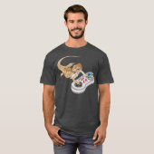 Dragon Playing Video Game Reptiles T-Shirt (Vorne ganz)
