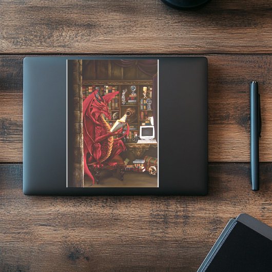 Dragon Podcast Library Aufkleber