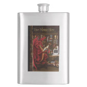 Dragon Podcast Library Flachmann (Vorderseite)