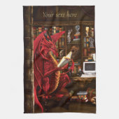 Dragon Podcast Library Geschirrtuch (Vertikal)