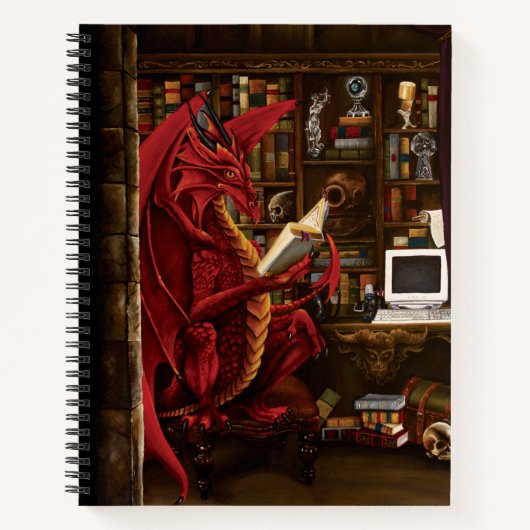 Dragon Podcast Library Notizblock (Vorderseite)