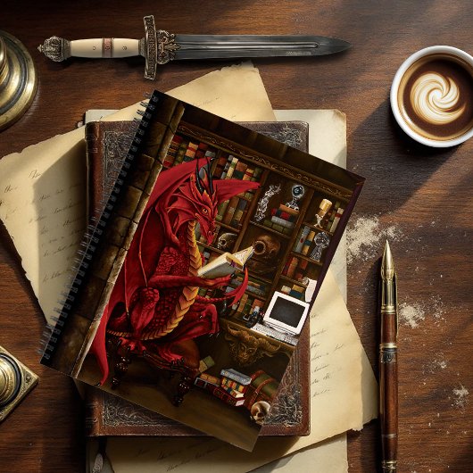 Dragon Podcast Library Notizblock