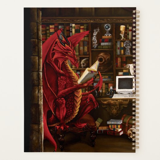 Dragon Podcast Library Planer (Rückseite)