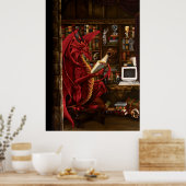 Dragon Podcast Library Poster (Küche)