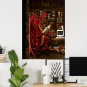 Dragon Podcast Library Poster (Heimbüro)