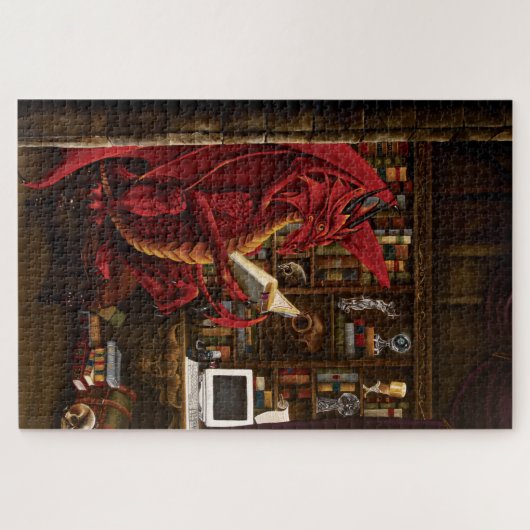 Dragon Podcast Library Puzzle (Horizontal)