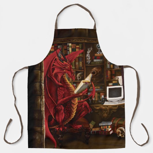 Dragon Podcast Library Schürze (Vorderseite)
