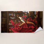 Dragon Podcast Library Strandtuch (Vorderseite)