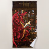 Dragon Podcast Library Strandtuch (Vorderseite)