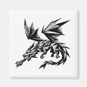 Dragón poligonal magnet (Vorne)