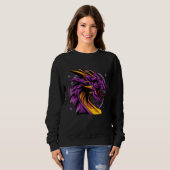 Dragon Pop Aesthetic Sacred Geometry Mandala Mitho Sweatshirt (Vorne ganz)