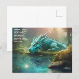Dragon Postcard Feiertagspostkarte