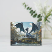 Dragon Postcard Feiertagspostkarte (Stehend Vorderseite)