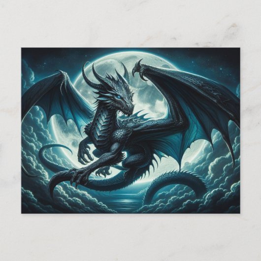 Dragon Postcard Postkarte (Vorderseite)