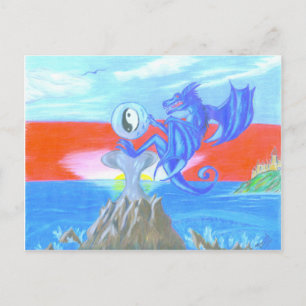 Dragon Postcard Postkarte