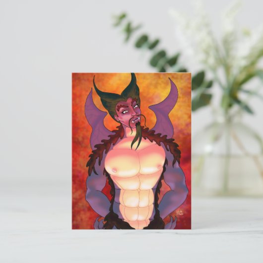 Dragon Postcard Postkarte (Stehend Vorderseite)