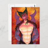 Dragon Postcard Postkarte (Vorne/Hinten)