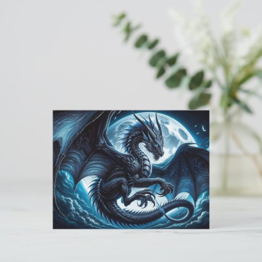 Dragon Postcard Postkarte (Stehend Vorderseite)