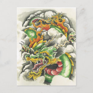 Dragon Postcard Postkarte