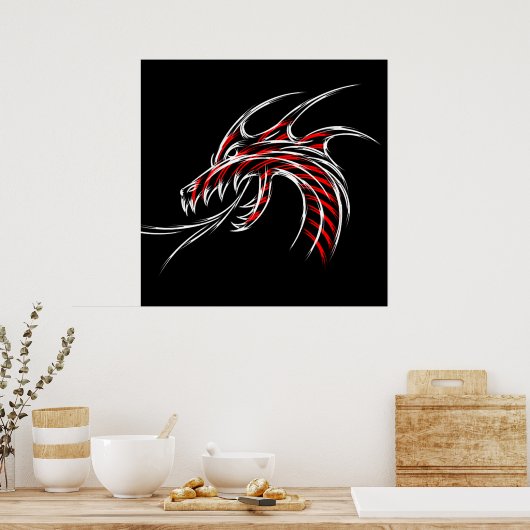 Dragon Poster (Küche)