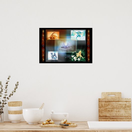 Dragon Poster (Küche)