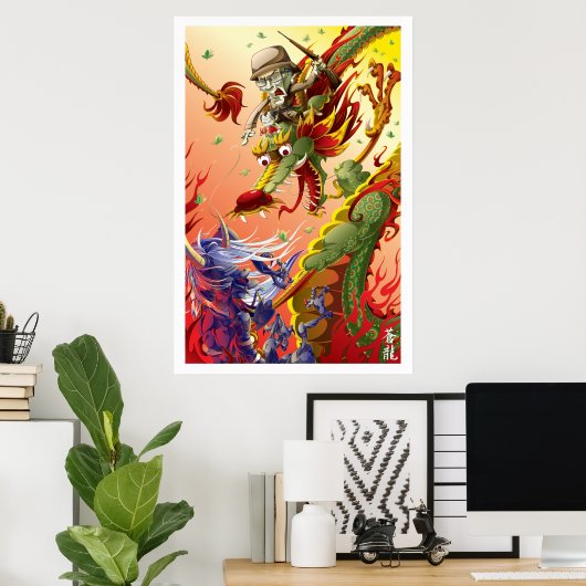Dragon Poster (Heimbüro)
