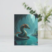 Dragon Postkarte (Stehend Vorderseite)