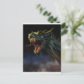 Dragón Postkarte (Stehend Vorderseite)