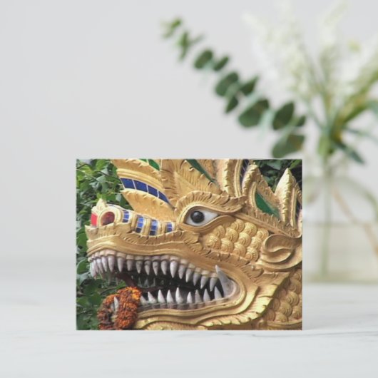 Dragon Postkarte (Stehend Vorderseite)