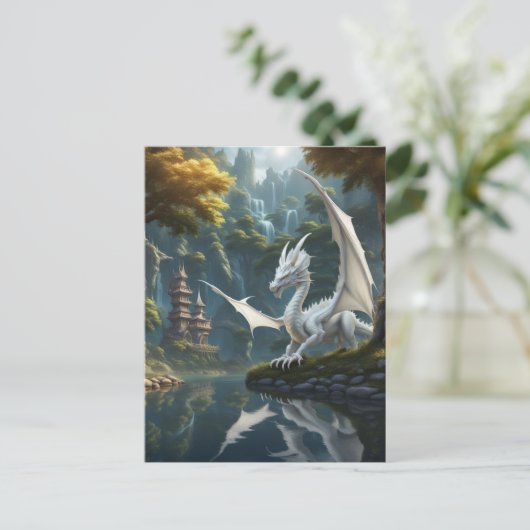 Dragon Postkarte (Stehend Vorderseite)