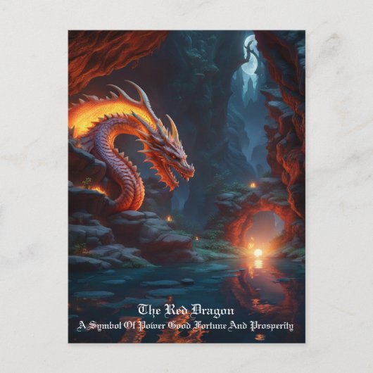 Dragon Postkarte (Vorderseite)