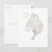 Dragon Postkarte (Vorne/Hinten)