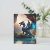 Dragon Postkarte (Stehend Vorderseite)